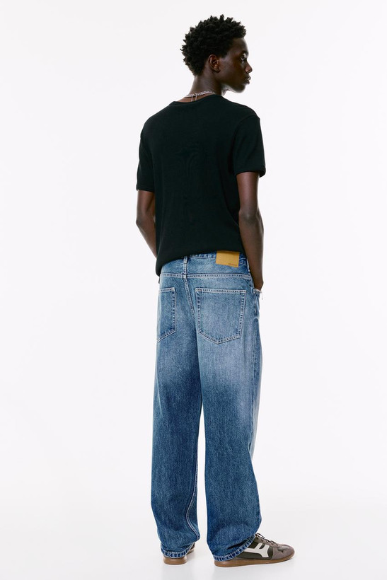 شلوار جین بگی رنگ Denim Blue برند پول اند بیر STWD