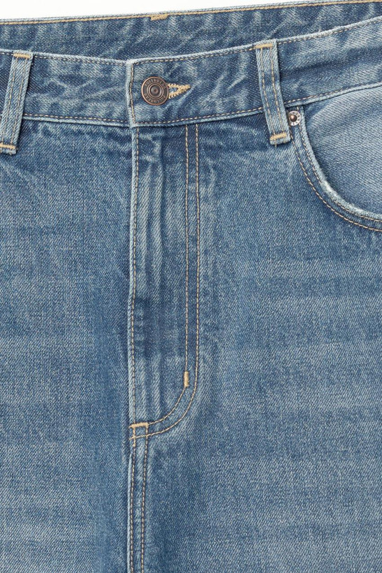شلوار جین بگی رنگ Denim Blue برند پول اند بیر STWD