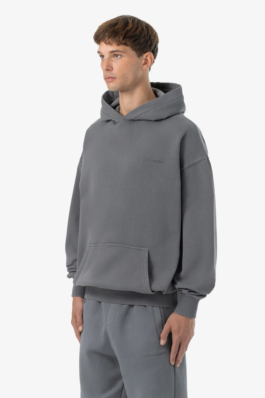 هودی بیسیک اورسایز رنگ Vintage Grey برند پگادور PEGADOR