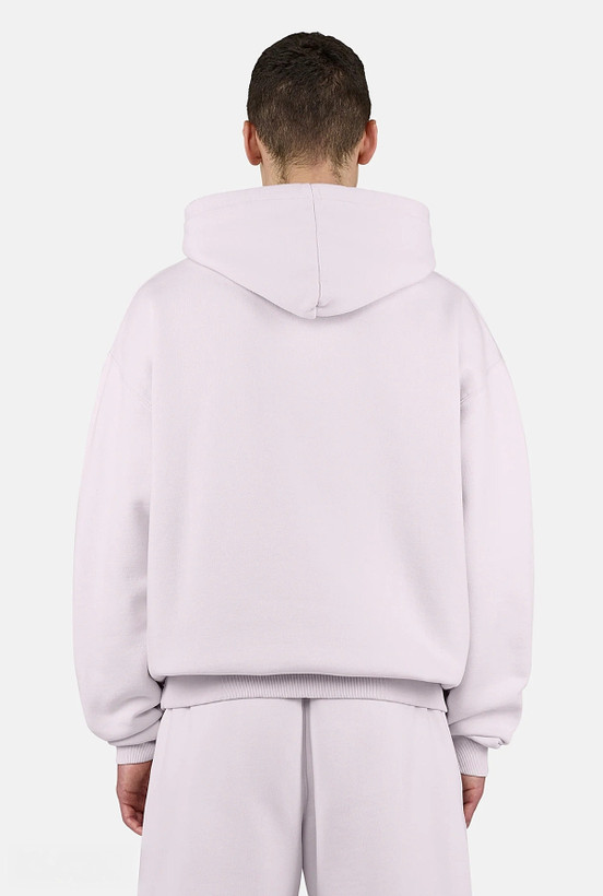 هودی بیسیک اورسایز رنگ Washed Light Lilac برند پگادور PEGADOR