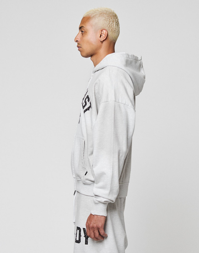 سویشرت باکسی نیوکالکشن رنگ Light Heather Grey برند لیوفست LFDY