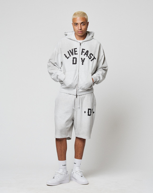 سویشرت باکسی نیوکالکشن رنگ Light Heather Grey برند لیوفست LFDY