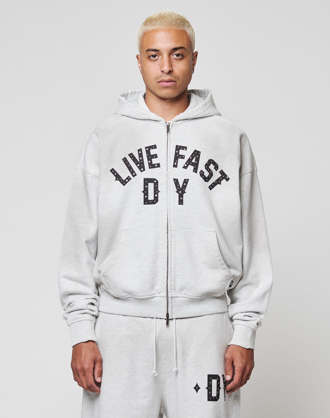 سویشرت باکسی نیوکالکشن رنگ Light Heather Grey برند لیوفست LFDY