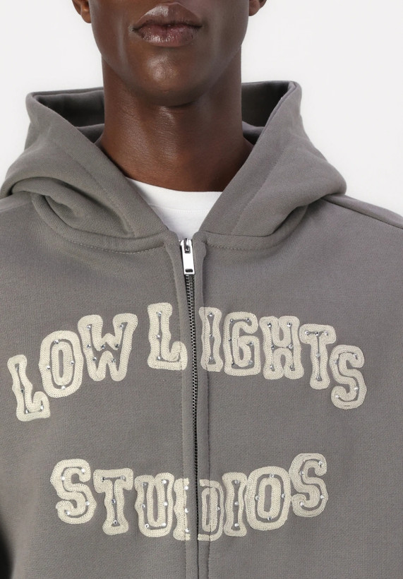 سویشرت نگین دوزی تیکه دوزی برند لولایتز LOWLIGHTS